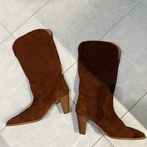Free people Suede Knee-High Boots